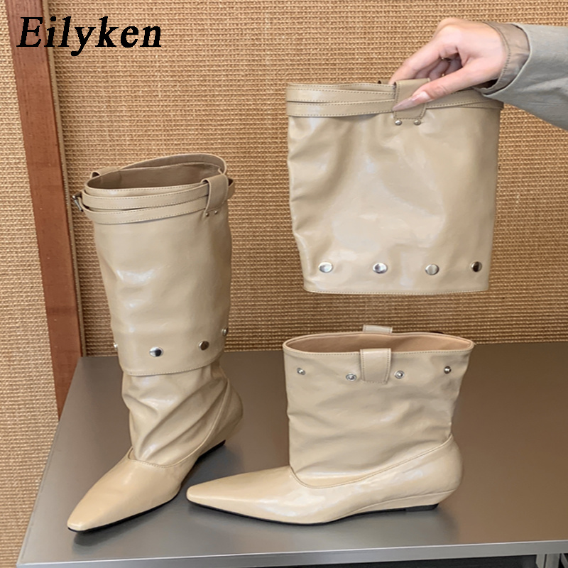 Women'S Fashion Knee High Boots - Eilyken Sepatu Bot Wanita Model Baru
