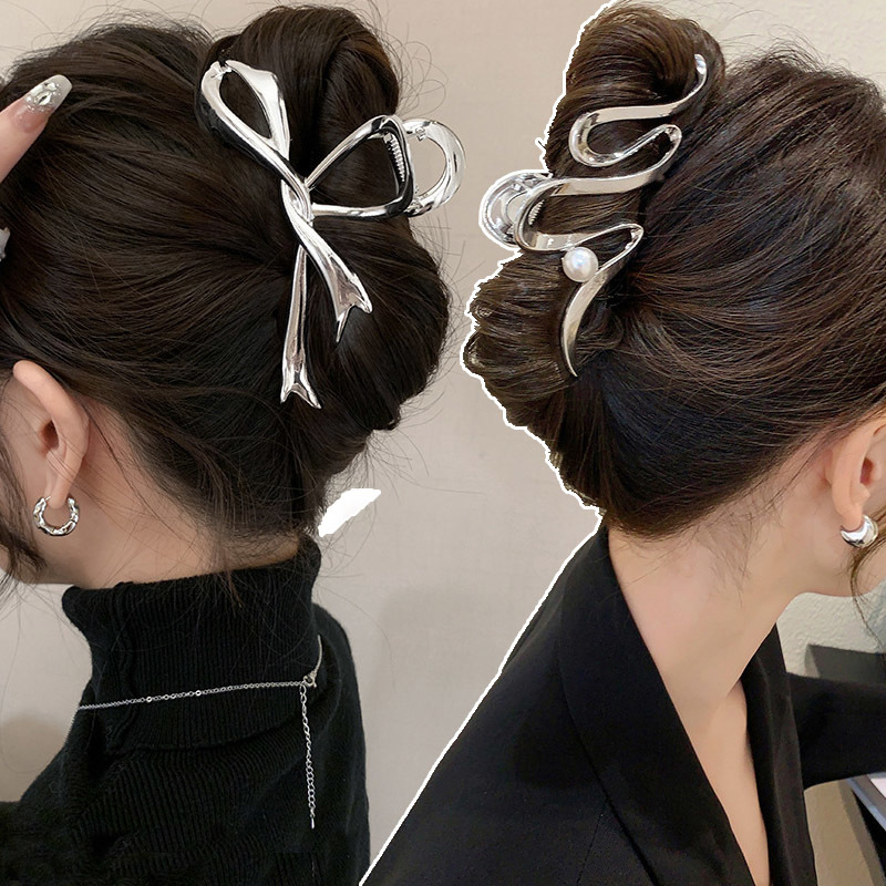 Women'S Fashion Korea - 2023 klip rambut berongga Vintage jepit