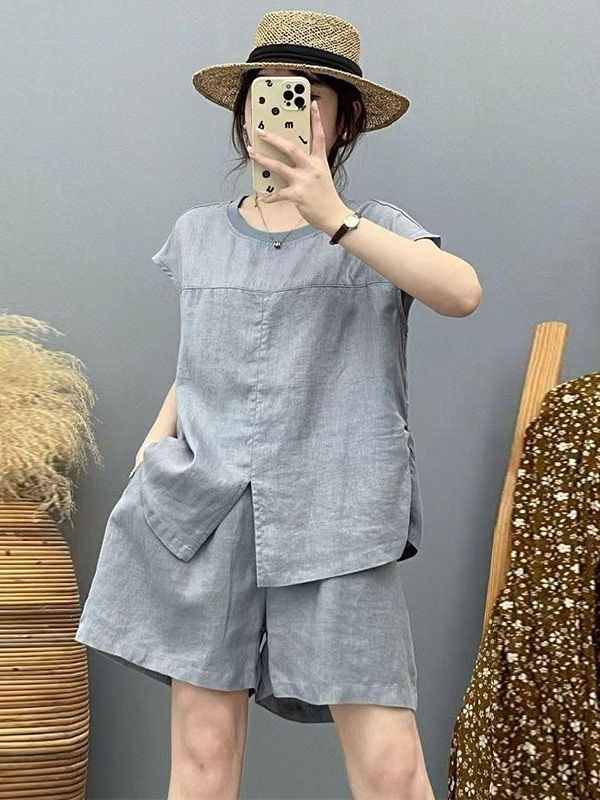 Women Fashion Over The Years - Set Linen Katun Kelas Atas Wanita