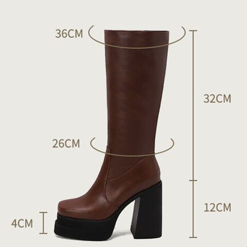 Women'S Fashion Knee High Boots - Sepatu Bot Tinggi Wanita ORCHA LISA