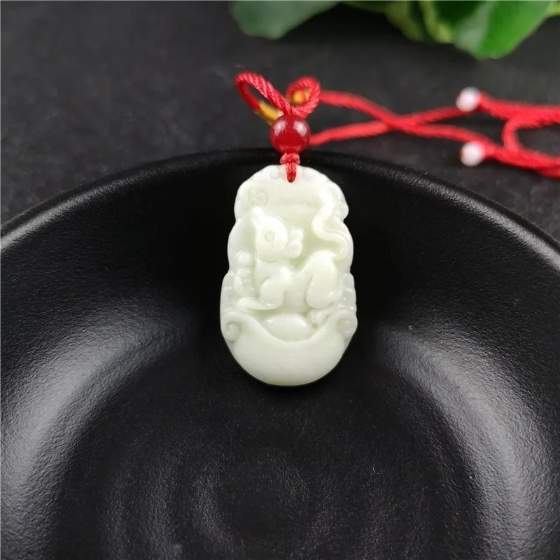 Kalung Liontin Giok Ukiran Zod - Women'S Fashion Jewellery ulasan dan harga
