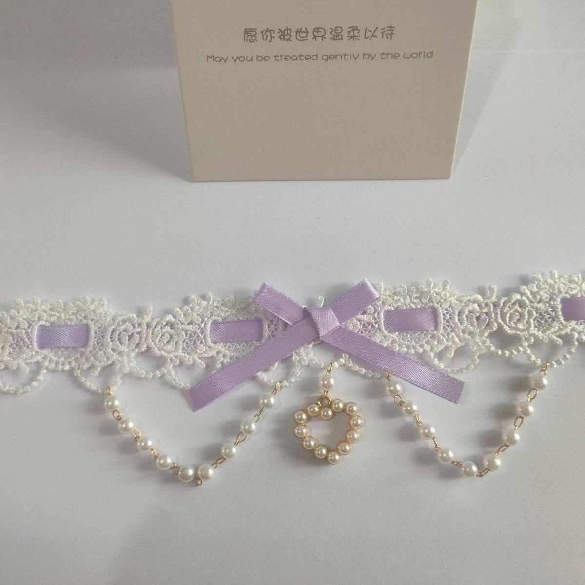 Kalung Renda Mutiara Lolita Ma - Women Fashion Photoshoot ulasan dan harga
