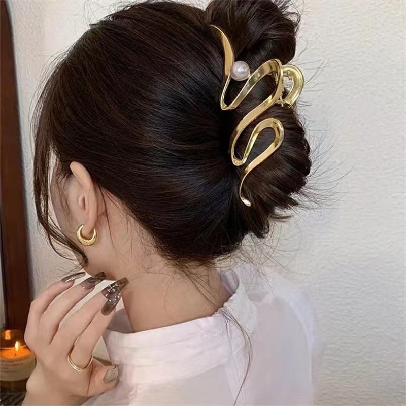 2023 klip rambut berongga Vint - Women'S Fashion Korea ulasan dan harga