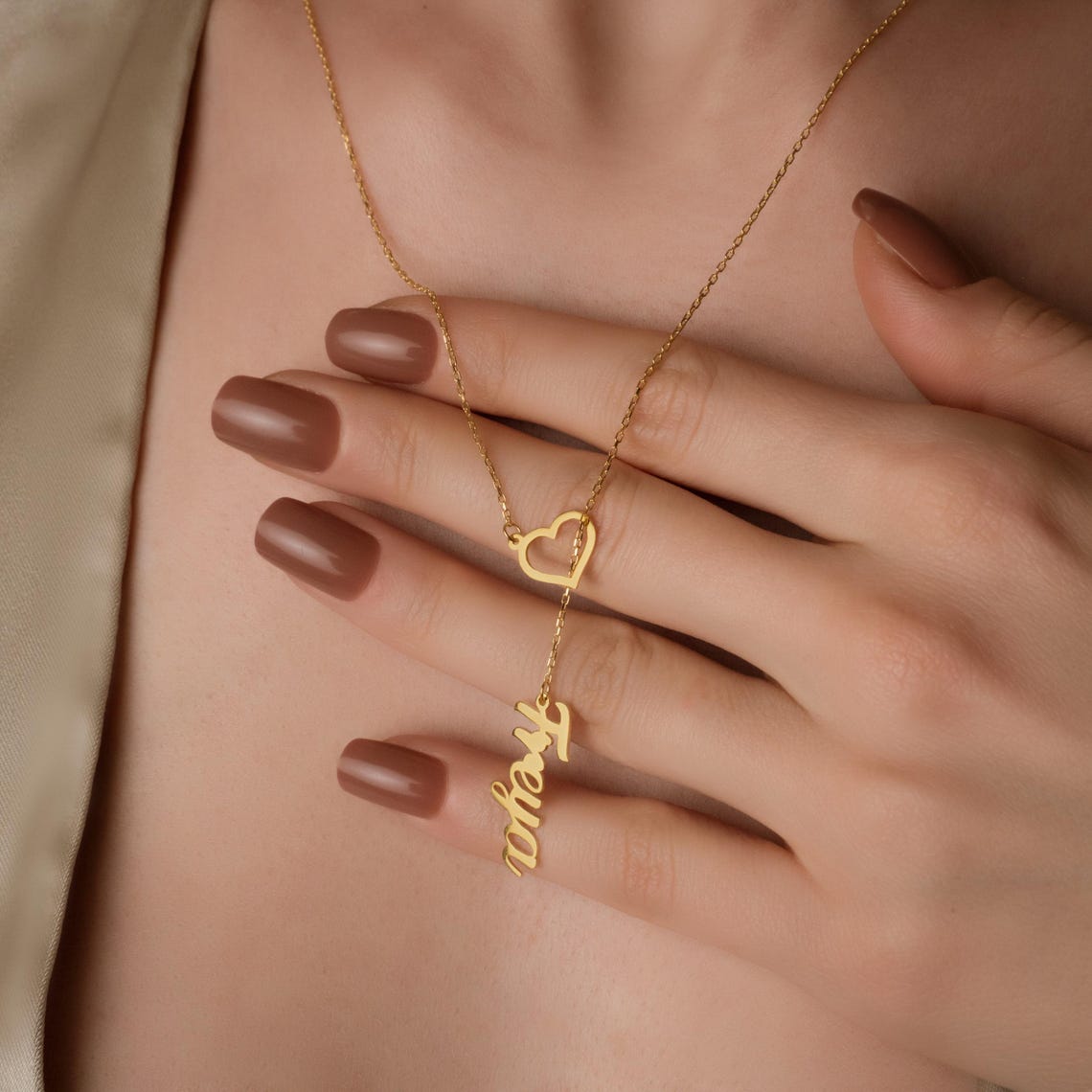 Kalung Baja Tahan Karat Panjan - Women Fashion Dress Names ulasan dan harga