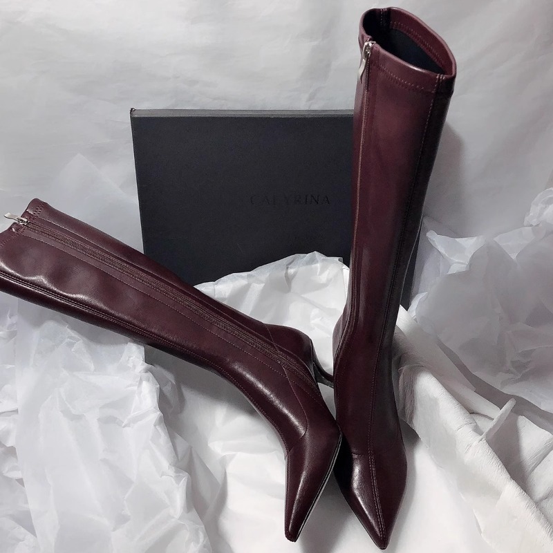 Sepatu Bot Model Stiletto Terb - Women'S Fashion Knee High Boots ulasan dan harga