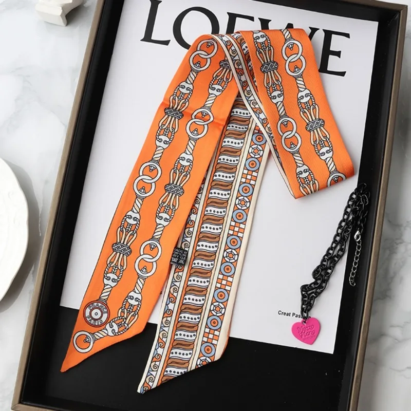 Syal Sutra Tipis Modis untuk W - Women Fashion Necktie ulasan dan harga