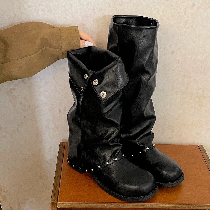 Sepatu Bot Selutut Model Tabun - Women'S Fashion Knee High Boots ulasan dan harga