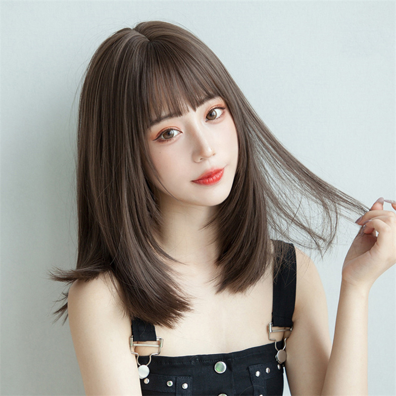 Ekstensi rambut gaya Korea Wig - Women'S Fashion Korea ulasan dan harga