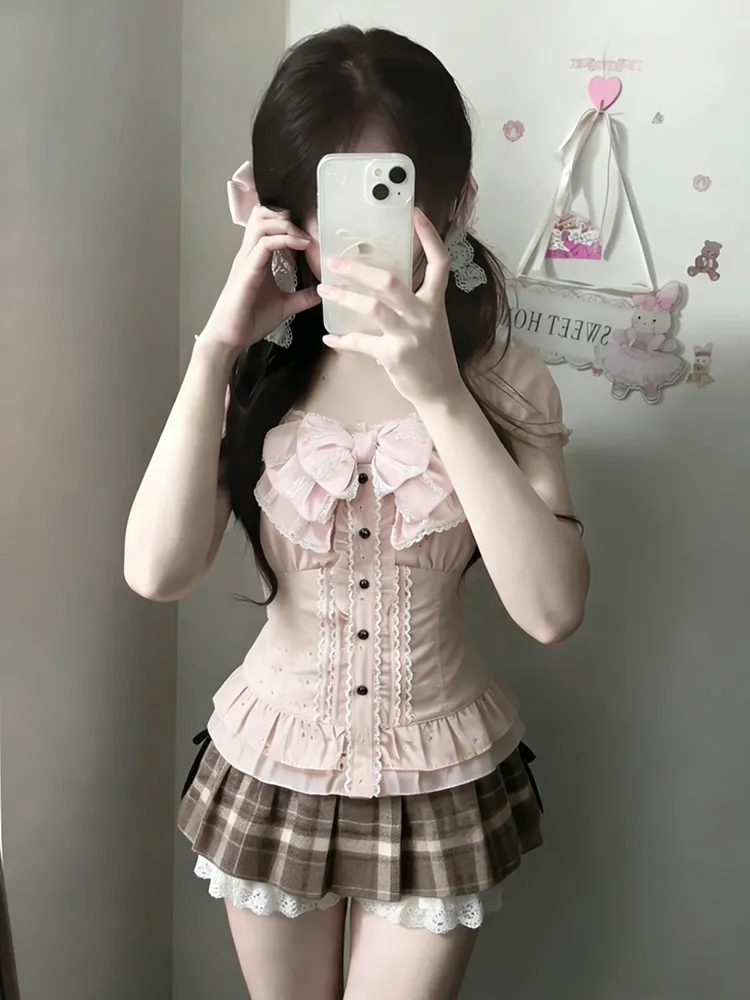 Set Tiga Potong Manis Ala Jepa - Lace Trim Cami ulasan dan harga